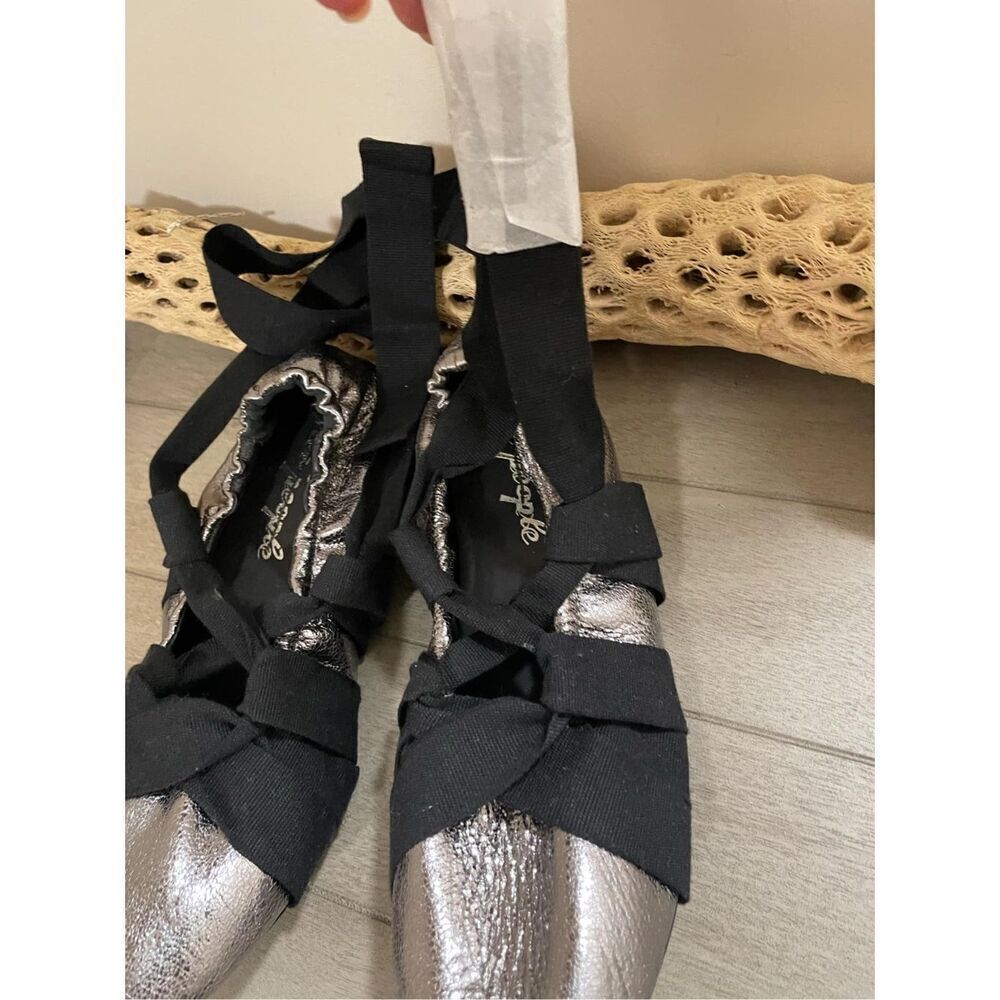 New Free People Cece Wrap Ballet Flats Size 7.5 - Picture 5 of 7